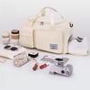 Etravel Large Capacity Travel Bag, Sports Fitness Bag, Carry-On Bag, Luggage Storage Bag, White