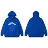 Sp5der Spider Web Foam Print Fleece Hoodie Loose Fit Hip Hop Sweatshirt Men Women