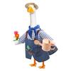 Gardener Porch Goose Outfit Set 2 Piece Clothes Fits 23 Inch Cement Plastic Goose Statue   Includes Hat  Scarf  Watering Can  Flower Pot  Tools
