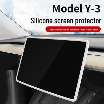 Husă de protecție din silicon pentru ecran Tesla Model 3/Y - Cadru anti-detonare