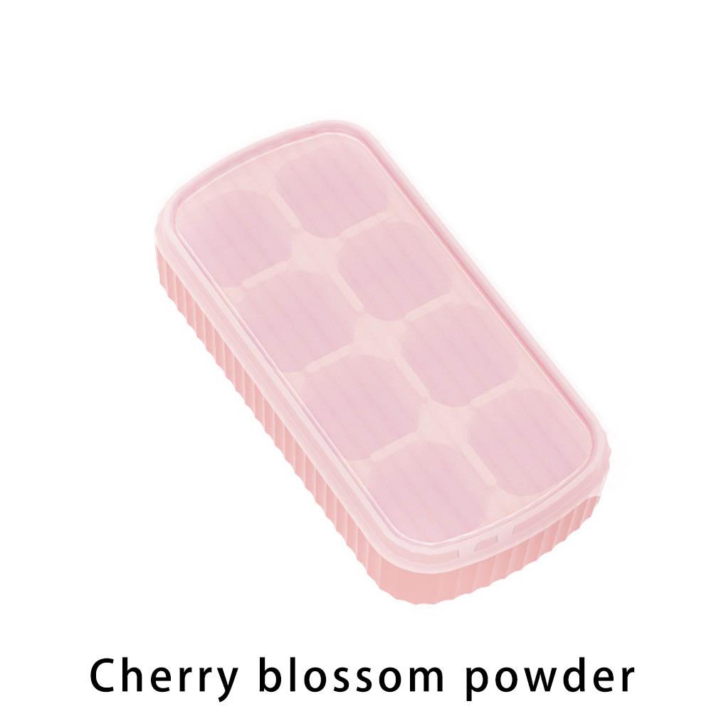 Silicone Ice Cube Tray 8 Grids Pub Blocks Maker Reusable Refrigerator Mold Press Type Square Shape Mould Home Wedding