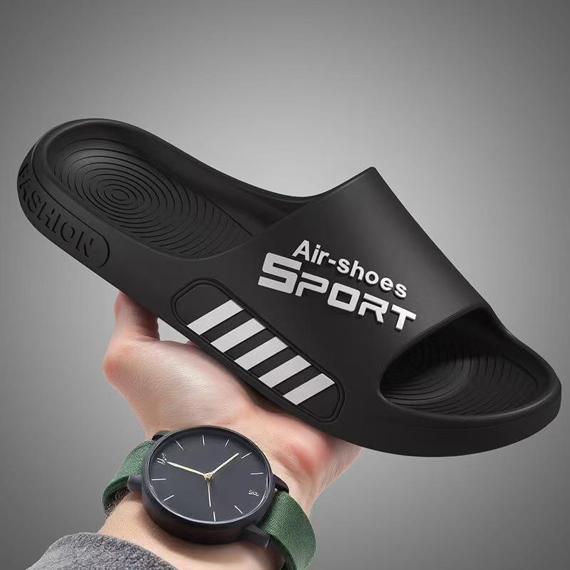 Men's Non-slip Odor-resistant Extra Large Cool Summer Slippers for Indoor/Outdoor Wear and Bathing