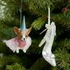 Christmas Tree Gloden Small Pendant Angel-Girls Five-Pointed Star Snowflake House Animal Hanging Ornament Xmas Tree Decoration