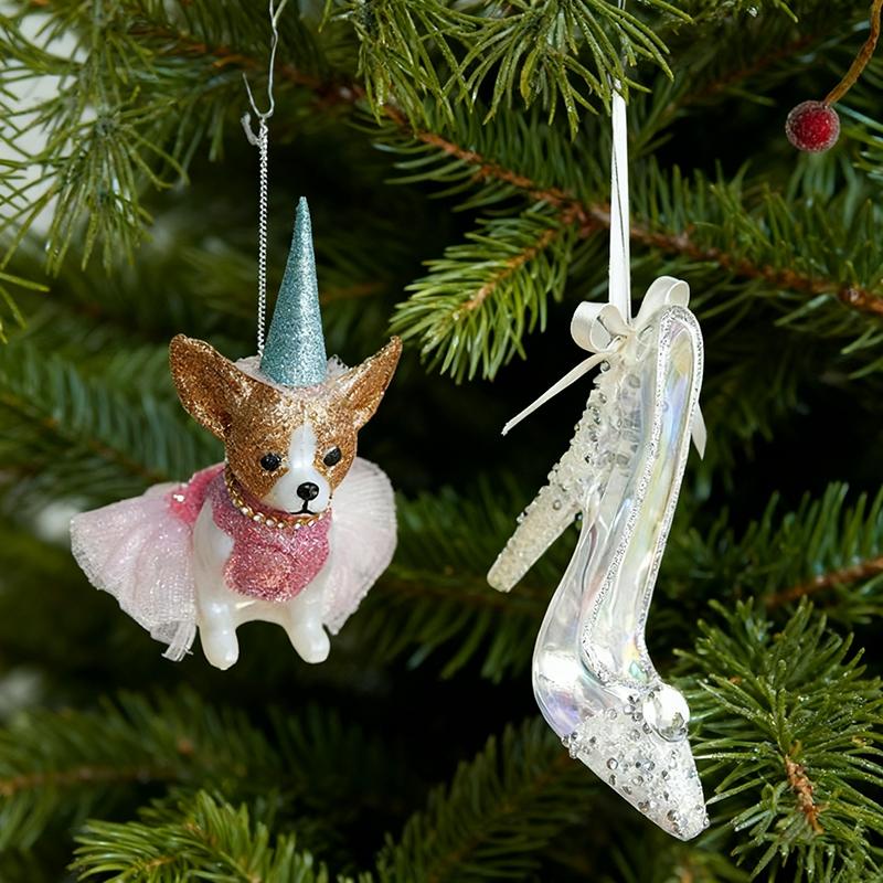 Christmas Tree Gloden Small Pendant Angel-Girls Five-Pointed Star Snowflake House Animal Hanging Ornament Xmas Tree Decoration