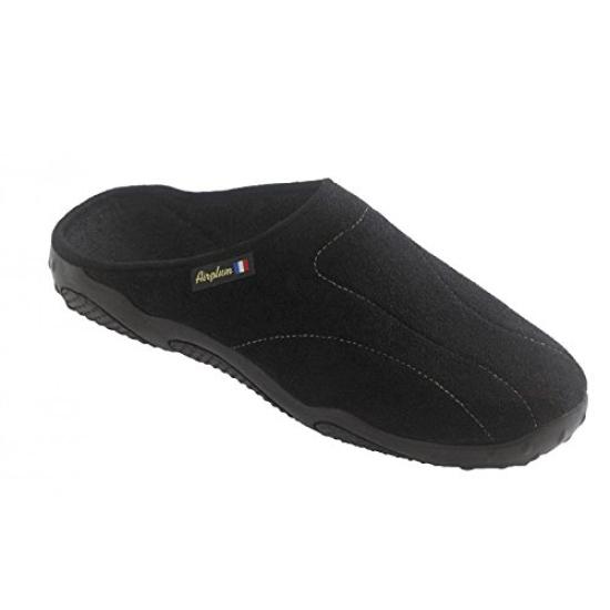 Air Plum SODOPAC Dakar Room Shoes Indoor Made in Size Japanese Shoe and Weight [Slippers, Shoes, France] (Black, 43, Sizes, Adult, Length, Dimensions,