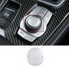 For BMW X3 F25 X4 2011-2017 Silver Aluminum Console Multimedia Knob Cover Decor