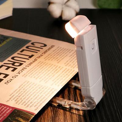 Mini LED USB Reîncărcabil Lumină pentru Citit Carte Luminozitate Reglabilă Protecție Ochi Clempă Lumină Carte Semn de Carte Portabil Lumină Citire