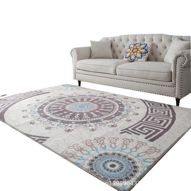 Nordic Minimalist Style Imitation Cashmere Carpet for Entrance, Living Room, Coffee Table, Bay Window, or Bedside