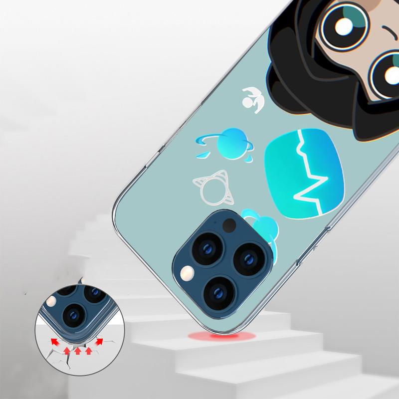 Game Valorant Cute Cover Phone Case For iPhone 16 17 Air 15 14 Pro Max 16E Phone Case 13 Mini 12 11 7 SE 8 Print Pattern Fit Cas