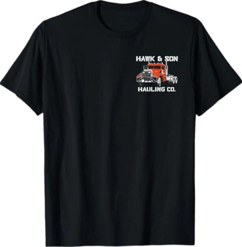 Hawk and Son Hauling Company Big Rig Pride 2 Side T-Shirt XXL