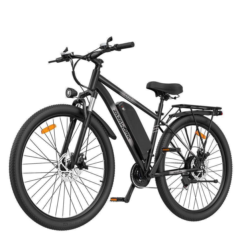 Zazawork CF29 Elektrofahrrad 250W Motor 29"x2.1" Reifen Stadtelektrofahrrad 21 Gänge Doppelscheibenbremsen 48V 15Ah LED-Anzeige Höchstgeschwindigkeit 35 km/h