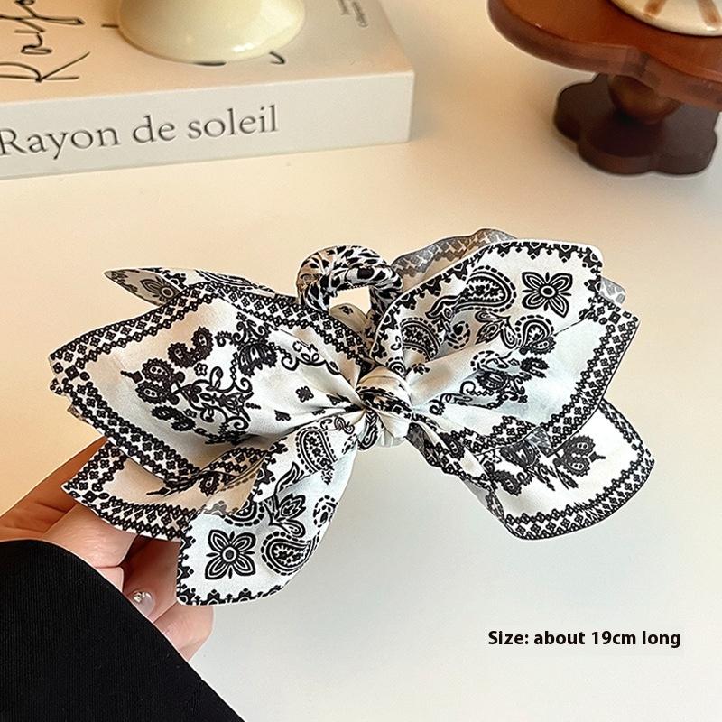 Women'S Cashew Flower Bow Hair Clip Hair Band High-End And Elegant  Headwear Accessories