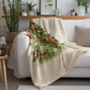 Tuniu Christmas Tree Fleece Blanket Soft Warm Cozy Decorative Throw Blanket for Bedroom Sofa Christmas Gift