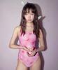 Lupeulupeu [Floral Veil_Pink] One-Piece Swimsuit
