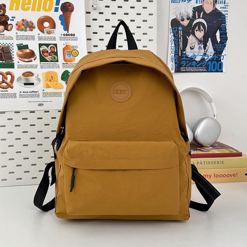 Large-capacity schoolbag New simple student schoolbag Lightweight and versatile leisure travel backpack