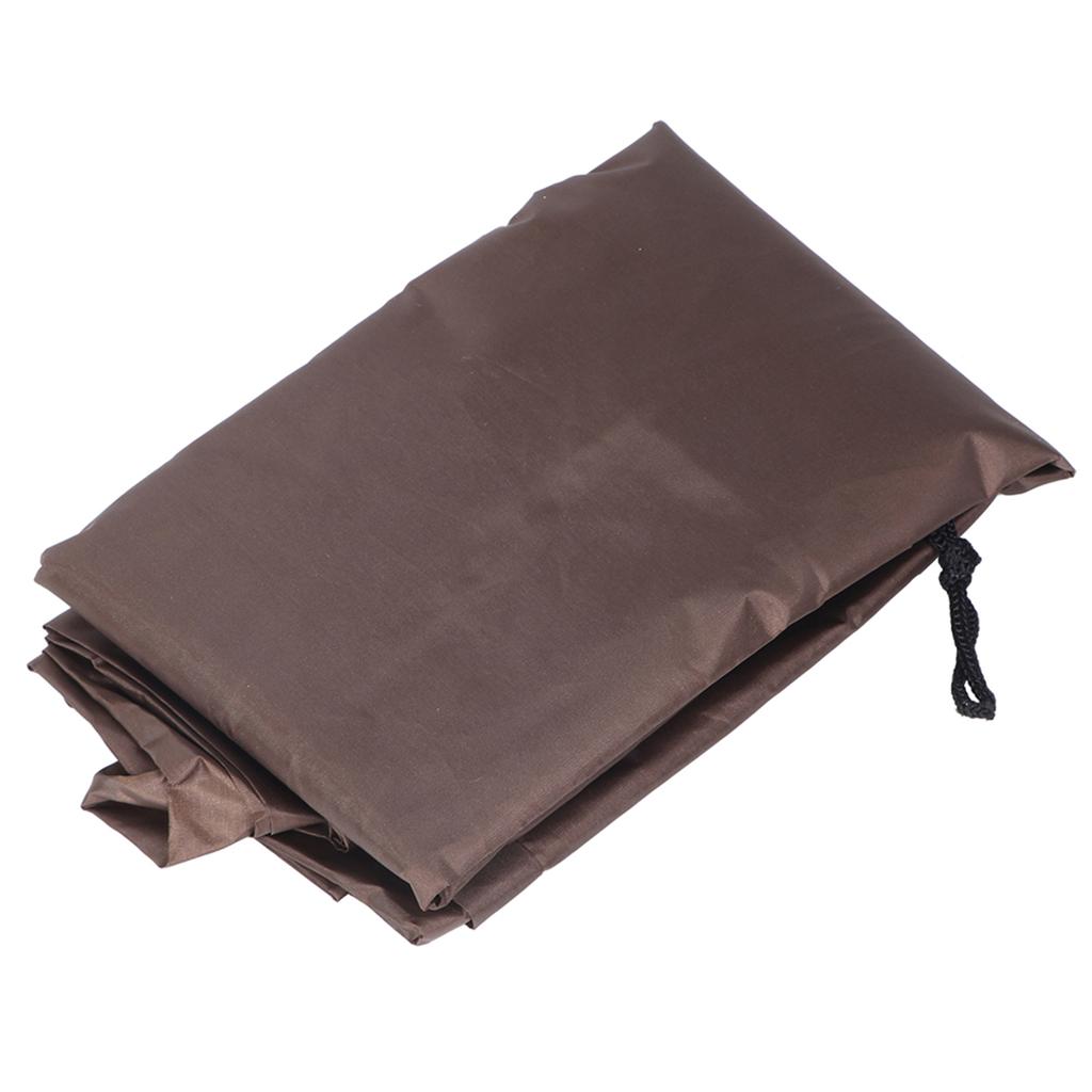 Waterproof Sturdy Covers Outdoor Deck Box Protective Cover Storage Benches Cover(Coffee)