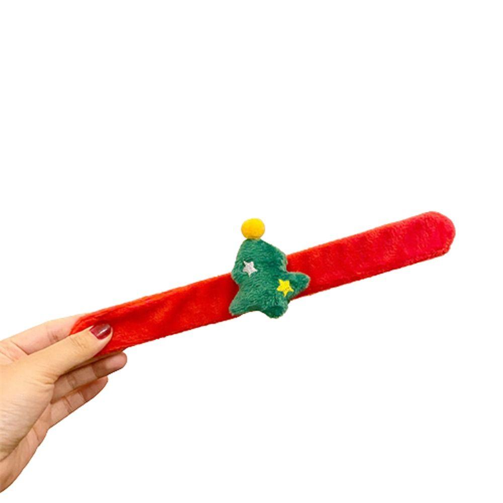 Stuffed Christmas Toy Shake Wristbands Hand Pat Circle Hands Clap Circle Pumpkin Buckle Ring