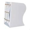 Adjustable Bookend Book Stand Organizer Extendable Expandable Flexible Rack Metal Ends for
