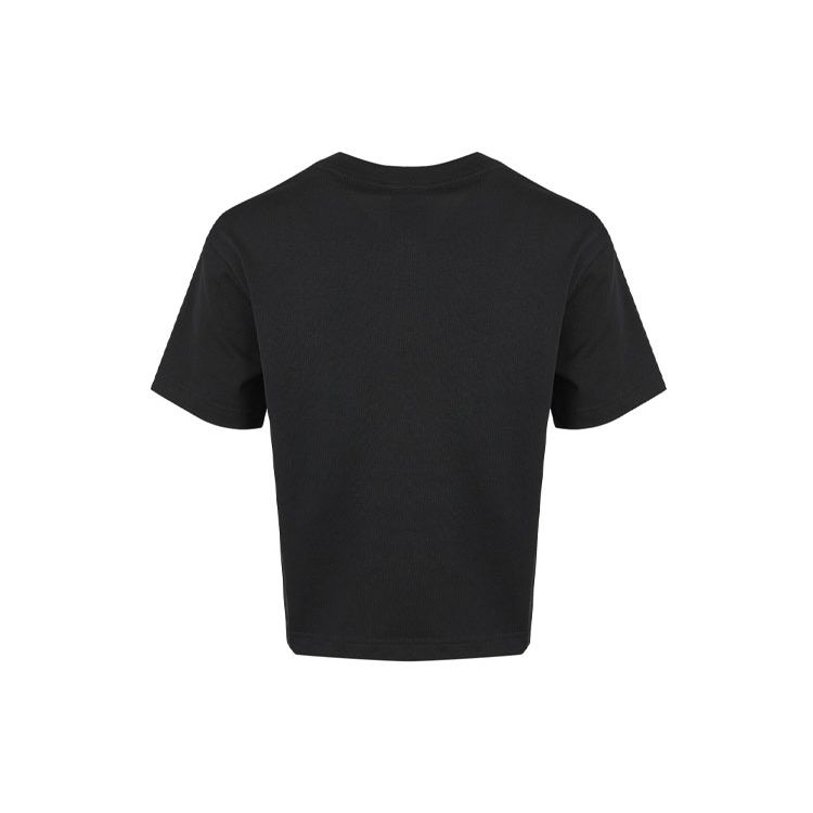 Nike Sportswear Swoosh Short-Sleeve Crew-Neck T-Shirt Women Tops Black CZ8912-010