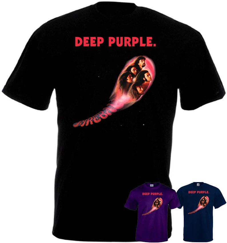 

Deep Purple Rock Band Fireball v1 T Shirt Full Size S5XL Unisex T-Shirt M