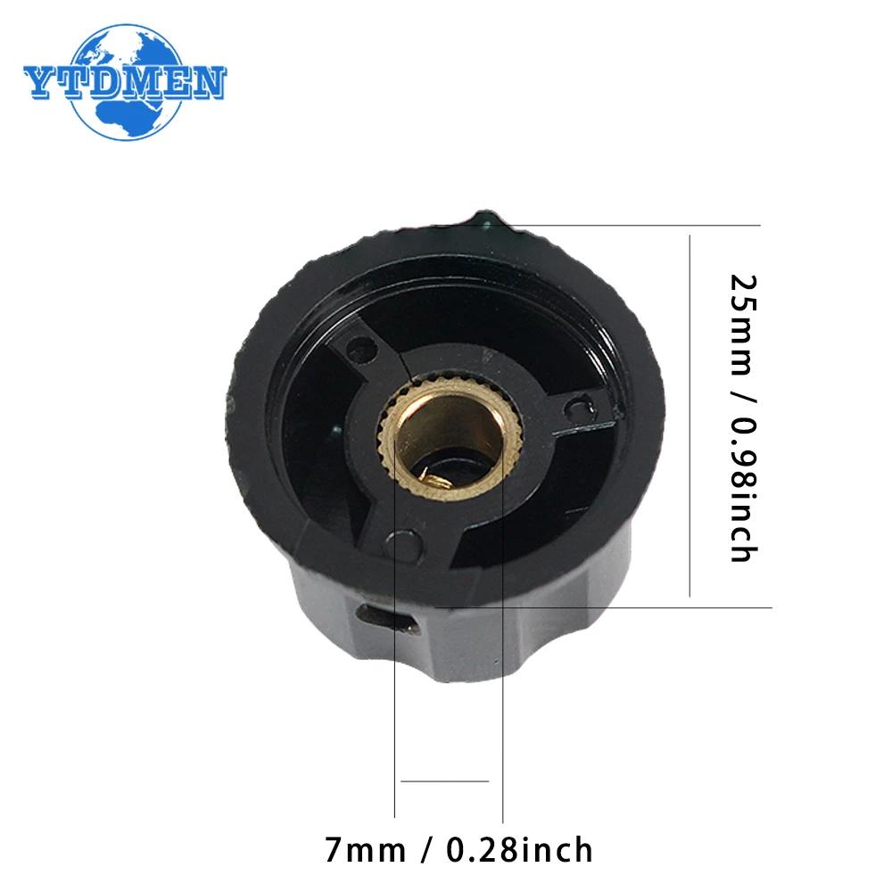 1 Set Potentiometer Knob MF-A03 Dial Knob + MF-A03 Bakelite Knob 6.4mm with Scale Plate Sheet Scale Digital, for 3590S