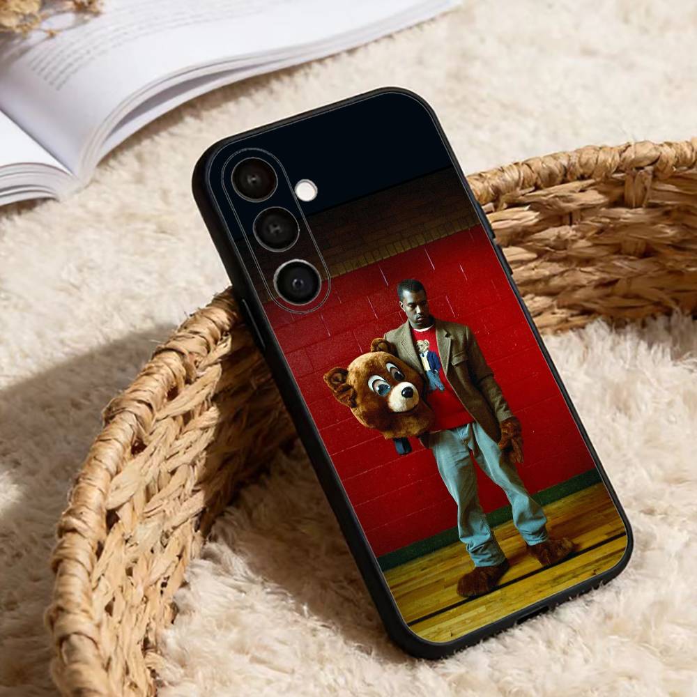 Singer Rapper K-kanye Phone Case For Samsung Galaxy A13,21s,22,31,32,52,53,71,72,73,Soft Black Cover