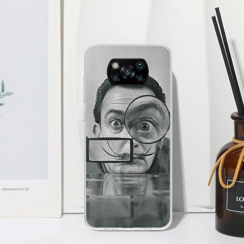 

Salvador Dali Art Phone Case For Xiaomi Poco X7 X6 X5 M7 M8 Pro F7 Ultra Redmi 15C 15 13C 13 12C 12 10 10C 10A Art Fundas Poco X Xiaomi Poco X7 Pro