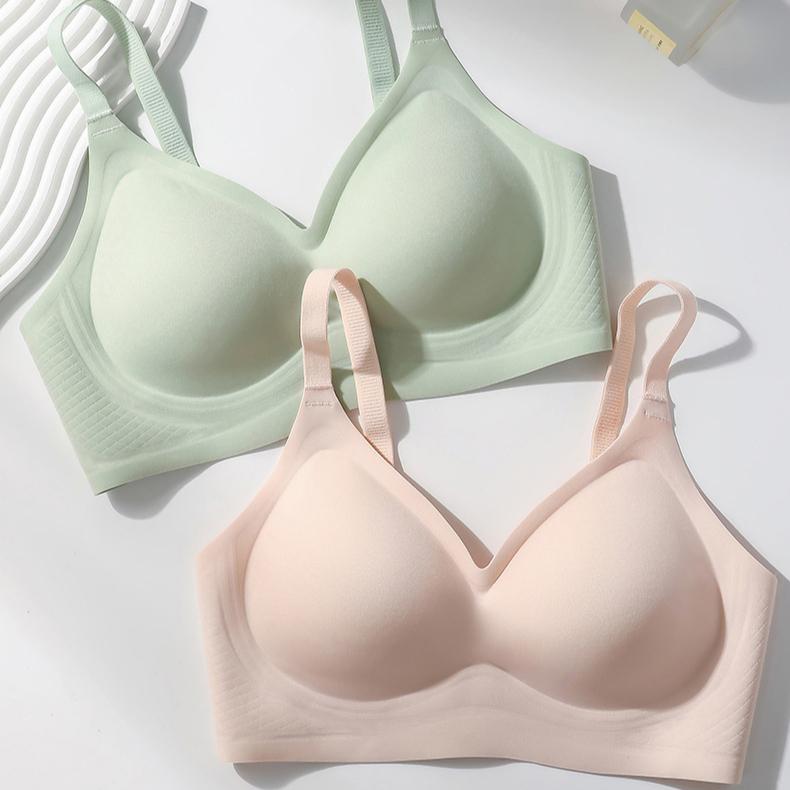 Unsichtbarer BH für Damen Weicher Stütz-Sammel-BH für Damen Anti-Hänge-BH Push-Up-BH