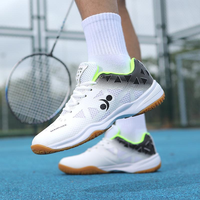 Badminton shoes men and women couples sports outdoor training shoes tennis shoes wear-resistant lightweight shock-absorbing training volleyball shoes
