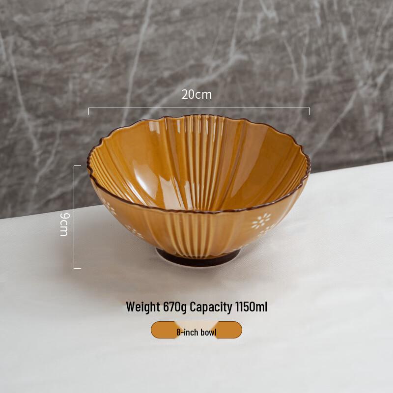 ZISIZ Retro Underglaze Ceramic Bowl