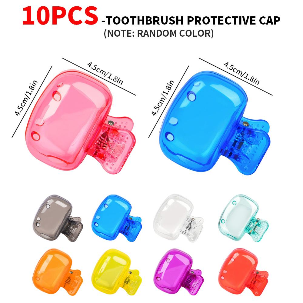 1PCS Portable Toothbrush Head Protective Cover for Travel Camping Dustproof Universal Head Cover Toothbrush Head Protective Cap