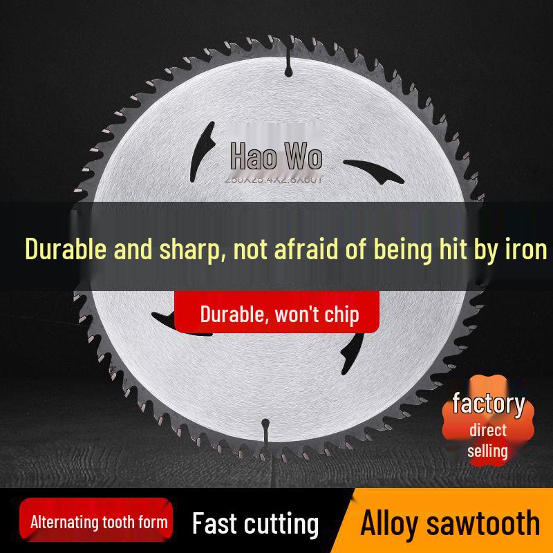 Anti-Nail Carbide Woodworking Saw Blade, Aluminum Cutting, 4-7 Inch for Handheld Angle Grinders