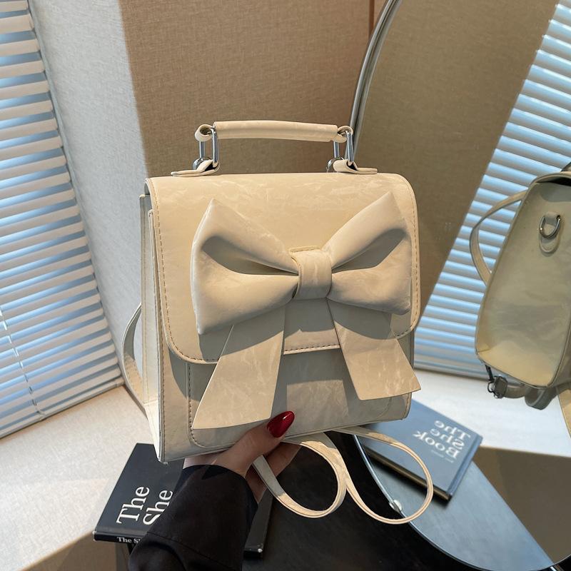 Backpack Women's 2025 New Summer High-end Niche Design Bow Travel Backpack