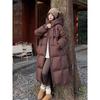 New cotton-padded women's medium and long Korean version large size loose and thickened fashion, cotton-padded long cotton-padded jacket