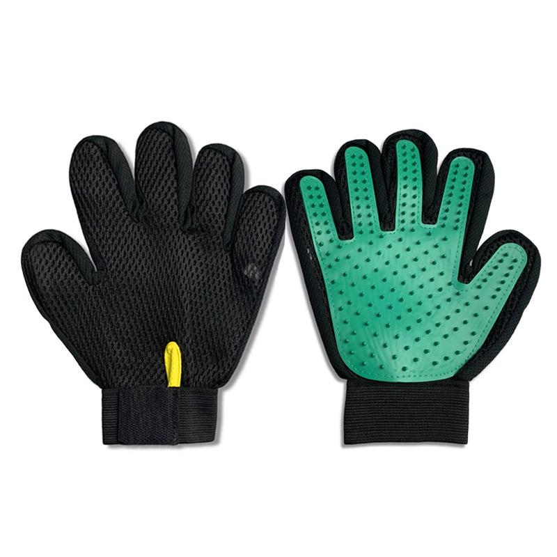 

Перчатки для груминга кошек - Устойчивые к царапинам и укусам перчатки для питомцев с игольчатой расческой для удаления выпавшей шерсти