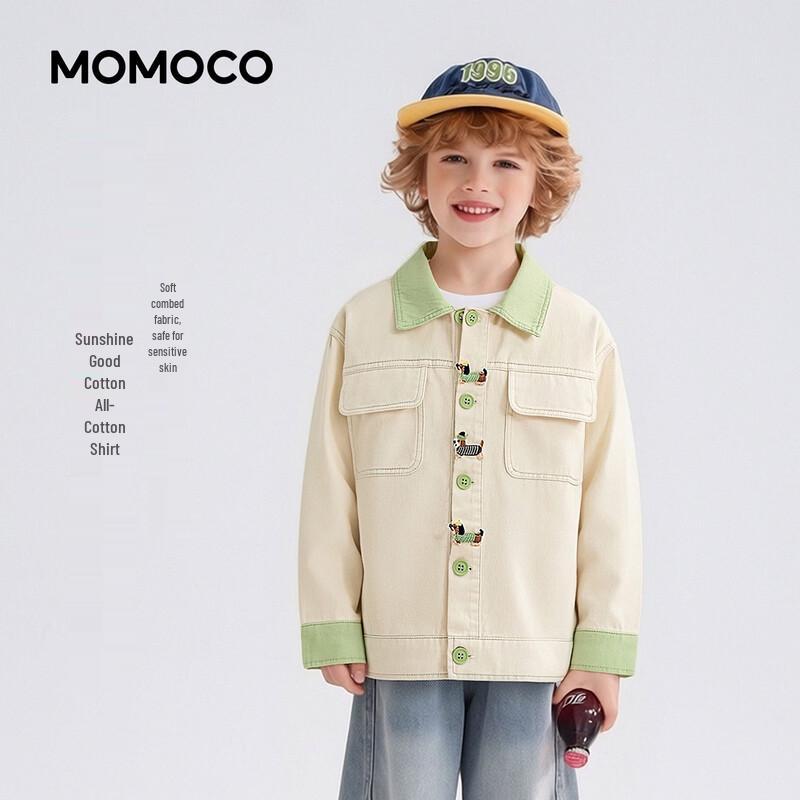 MOMOCO Boy s Shirt Collar Casual Jacket 140