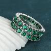 wih new simple and elegant double-row full diamond ring simple and versatile travel jewelry