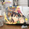 Anime deky Inazuma Eleven Deka Měkká kreslená deka Flanel Throw Deka Postel Pohovka Deka Deka Potah křesla Deka Home Decor
