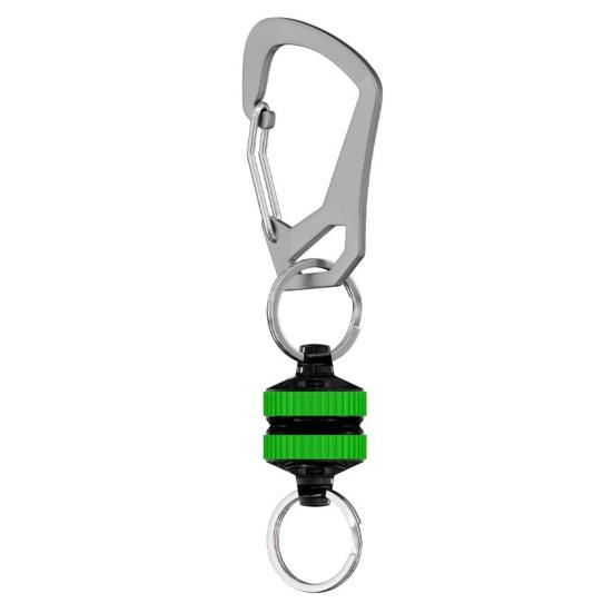 Magnetic Carabiner Quick Release Keychain Heavy Duty Portable Multifunction Outdoor Camping Climbing Backpacking Fishing Magnet Buckle Hook Clip