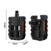 1 Pair E-bike Folding Pedals Anti-slip Refitting Platform Pedal Scooter Parts Electric Bicycle Accessories Cycling Supplies
