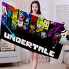 Anime Designs Game Undertale Microfiber Printed Beach Towel Mountain Climbing Yoga Beach Swimming Running Absorbent Soft Towel