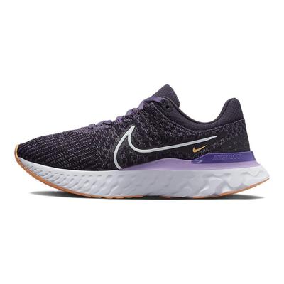 React Infinity Run Flyknit 3 Violet Cave Orange Baskets Femme Violet Canyon Blanc DD3024-502