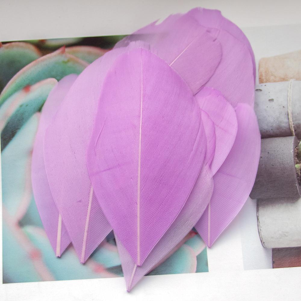 Nature Goose Feathers For Jewelry Making Decoration White Swan Needlework Wedding Handicraft Accessories Crafts 5-8Cm