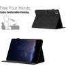 For iPad Pro 11 (2024) Case Honeycomb Printed Leather Tablet Cover with Card Slot