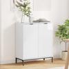 Sideboard High Gloss White 69.5 X 33 X 82 Cm Engineered Wood
