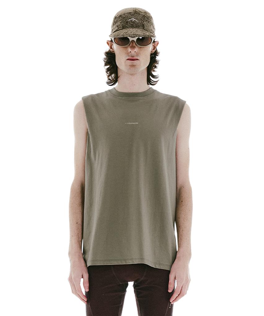 Koldeuwom Raw Cut Sleeveless (Khaki)