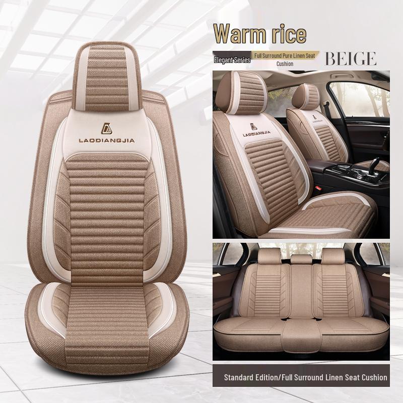 Southeast DX5 Luxury Universal Car Seat Cover - Full Surround, Four Seasons Linen Cushion (2021)