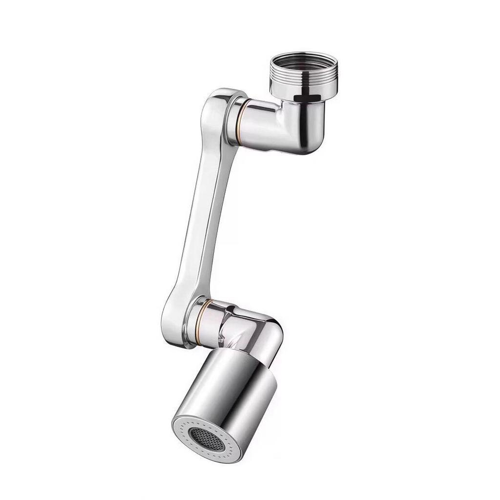 Universal Rotatable Faucet Extender: Anti-Splash Multifunctional Spout for Washbasins