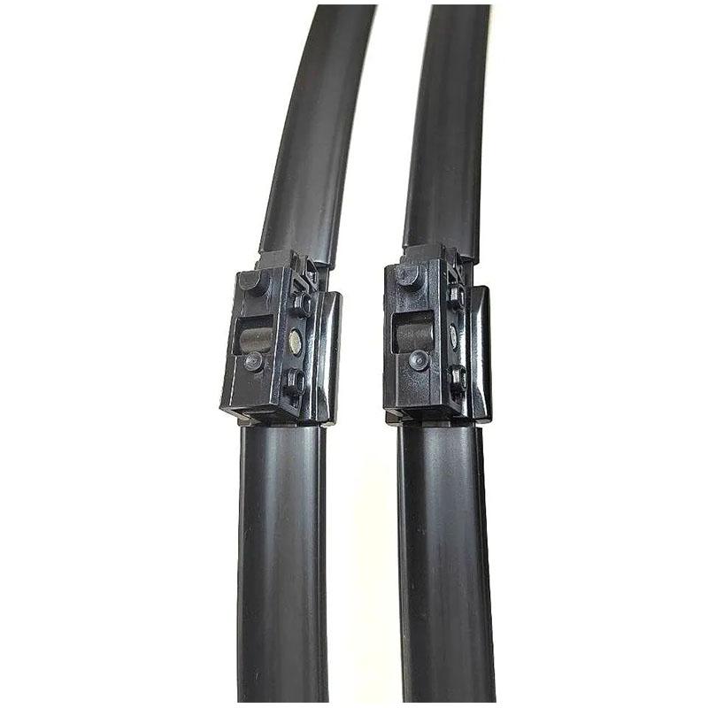 24"+19" Push Button Frameless Wiper Blades 2PCS for A-Class W176, B-Class W246, CLA C117, GLA X156, A1 8X, F20