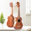 21 Inch Acoustic Soprano Ukulele Kit Mahogany Plywood Ukelele with Gig Bag Uke Strap Spare Strings